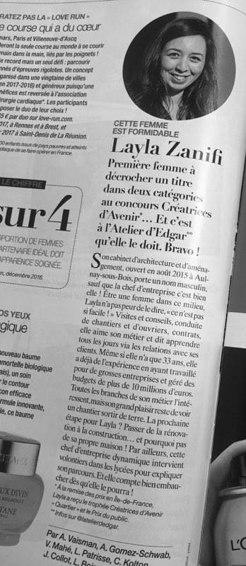 Article Maxi Magazine — Layla Zanifi, architecte