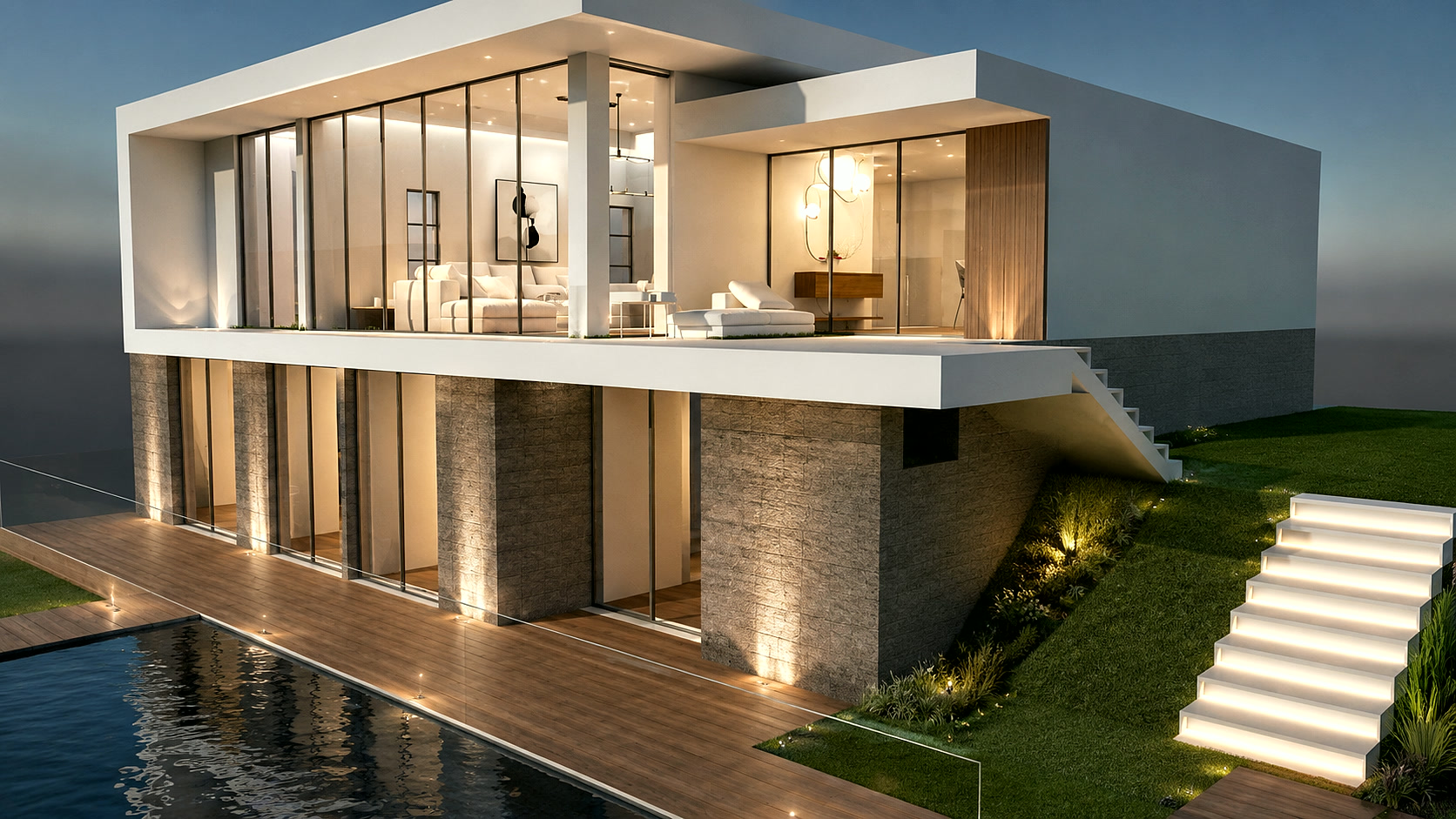  Maison sur un terrain en  pente — Argenteuil